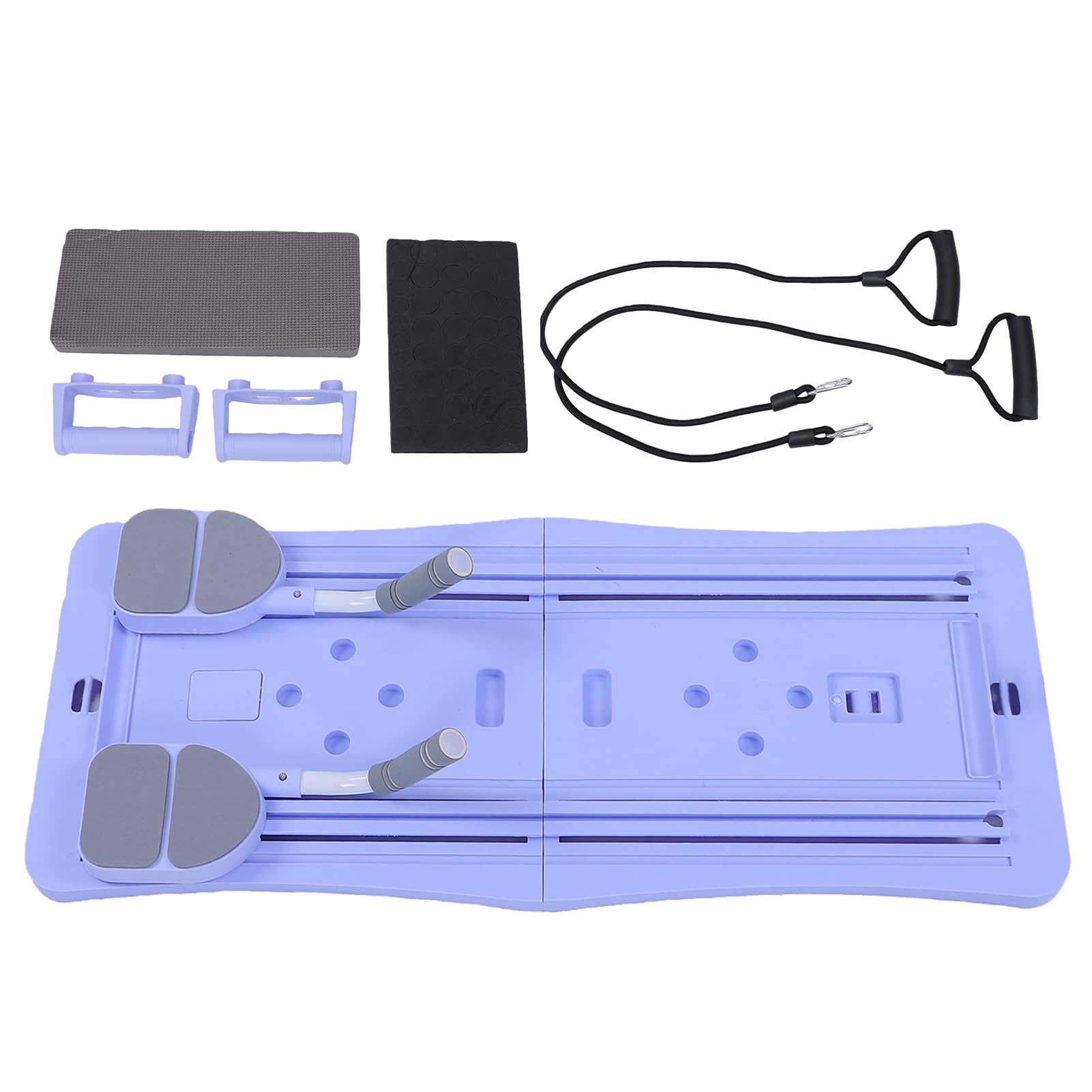 Tabla Versátil de Pilates con Rueda Abdominal, Set de Ejercicios