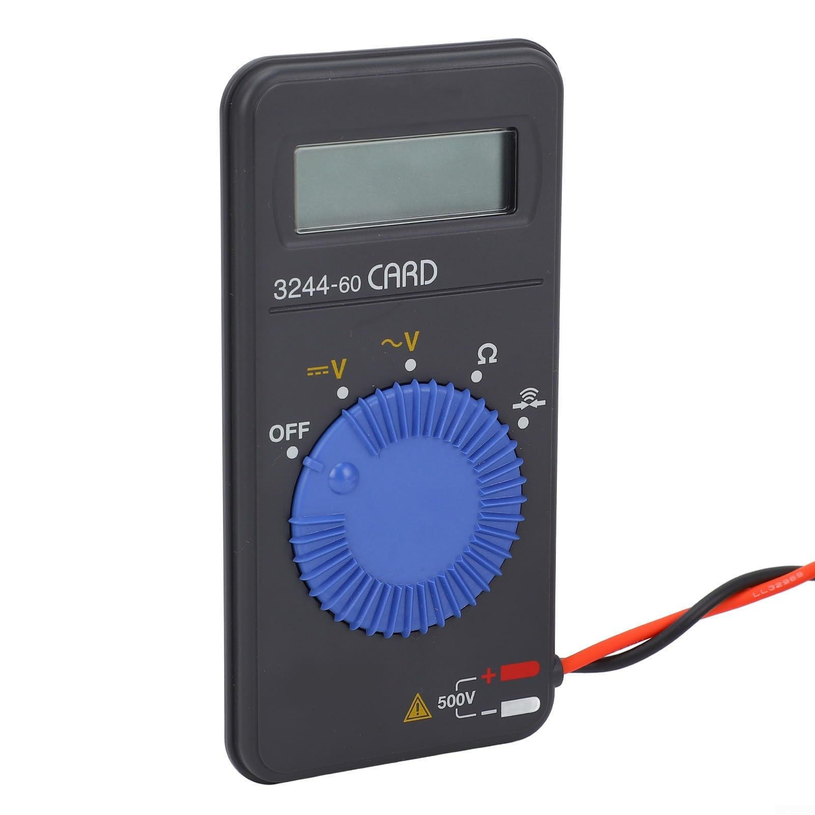 Multimetro per schede 3244-60 con test di isolamento, punte di misurazione da 15 mm per prese profonde, display LCD digitale, protezione da cortocircuito, con borsa per il trasporto e cavo