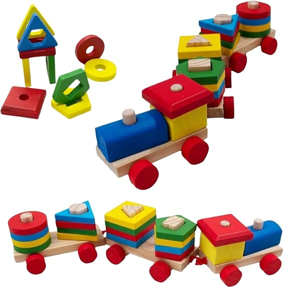 Brinquedo Trenzinho Educativo Montessori