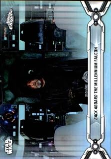 2019 Star Wars Chrome Legacy Refractor #181 Luke Skywalker Back aboard the Millennium Falcon Trading Card