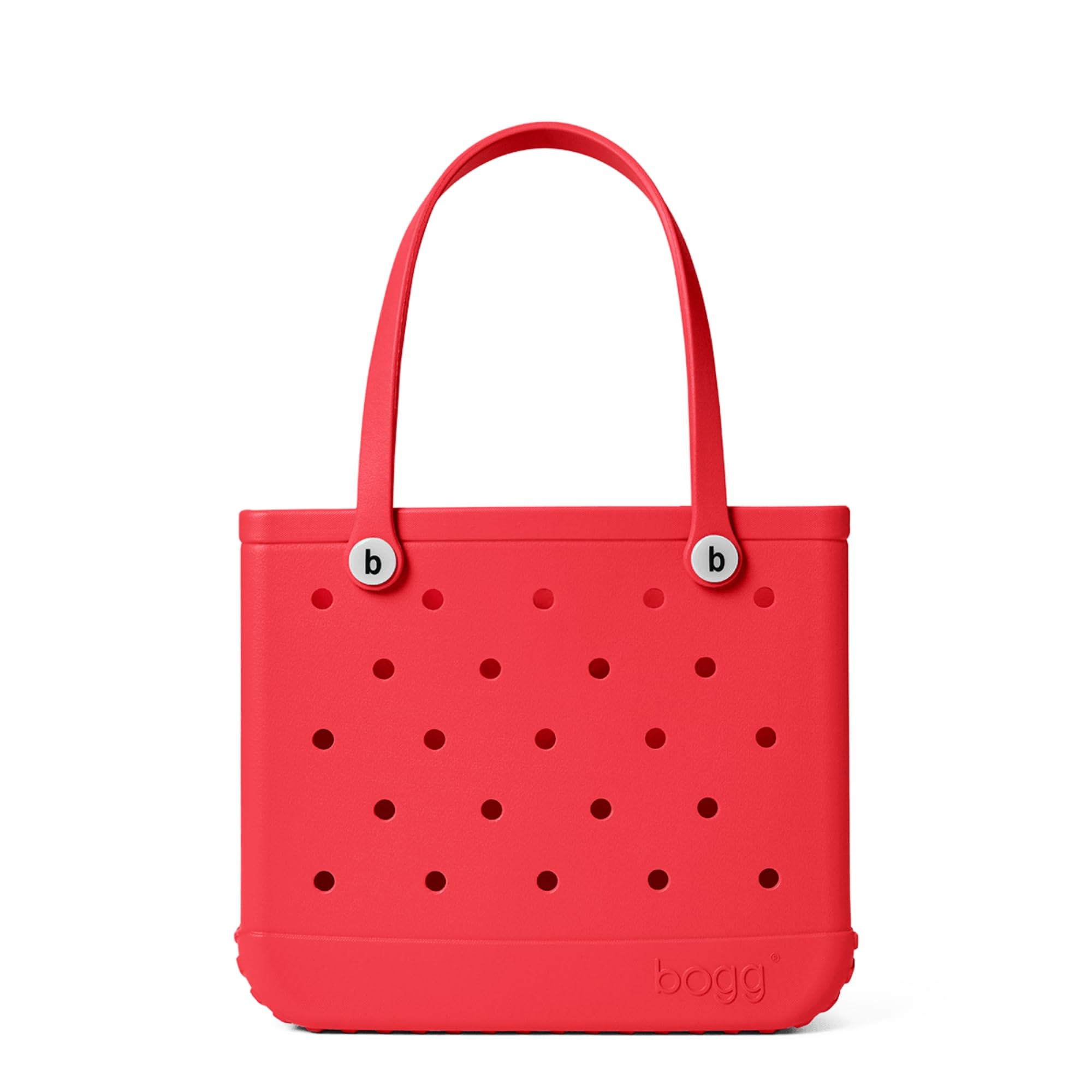 BOGG BAG - Medium Tote Bag - Off to the Races, Red - 15in L x 5in W x 12.5in H - Lightweight, Washable, Durable - All Purpose EVA - for Beach, Pool, Boat, Work, Sports.