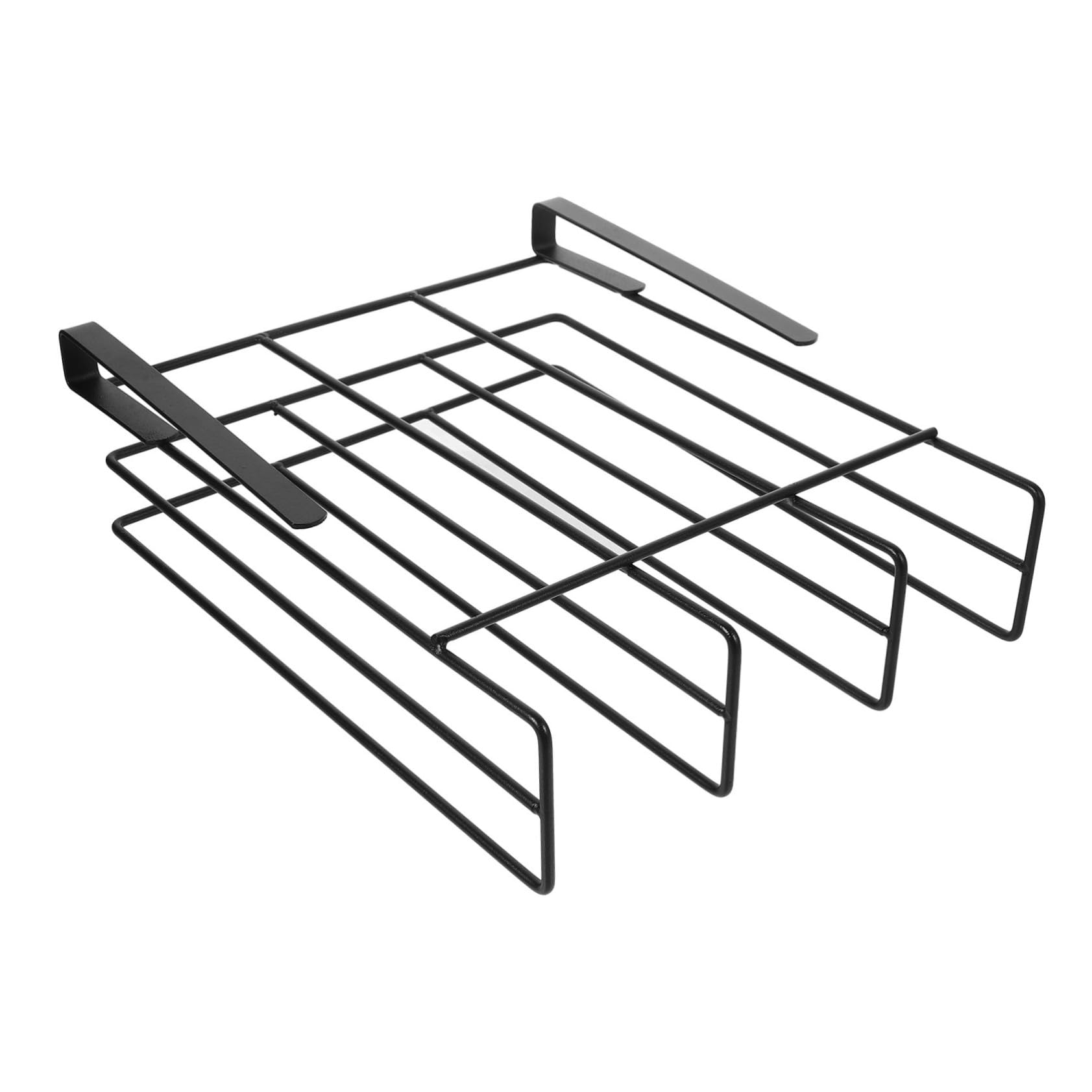 ETHZZLE Multi-functional under Shelf Storage Holder for Mug Towel and Cutlery Punch Design Space-saving Kitchen Organizer for Cabinet Pantry and Bathroom Sturdy and Versatile Home Decor