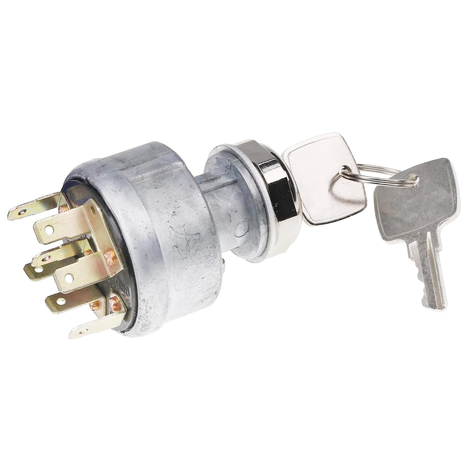 JZGRDN 31-191P Ignition Switch with 2 Keys AR58126 AM108816 AT37390 Compatible with JD 250 2350 2355 2440 2520 2550 2555 210C 210K 210LE 210LJ 300D 310C 310D 540E 544E 544G 550B 608 610C