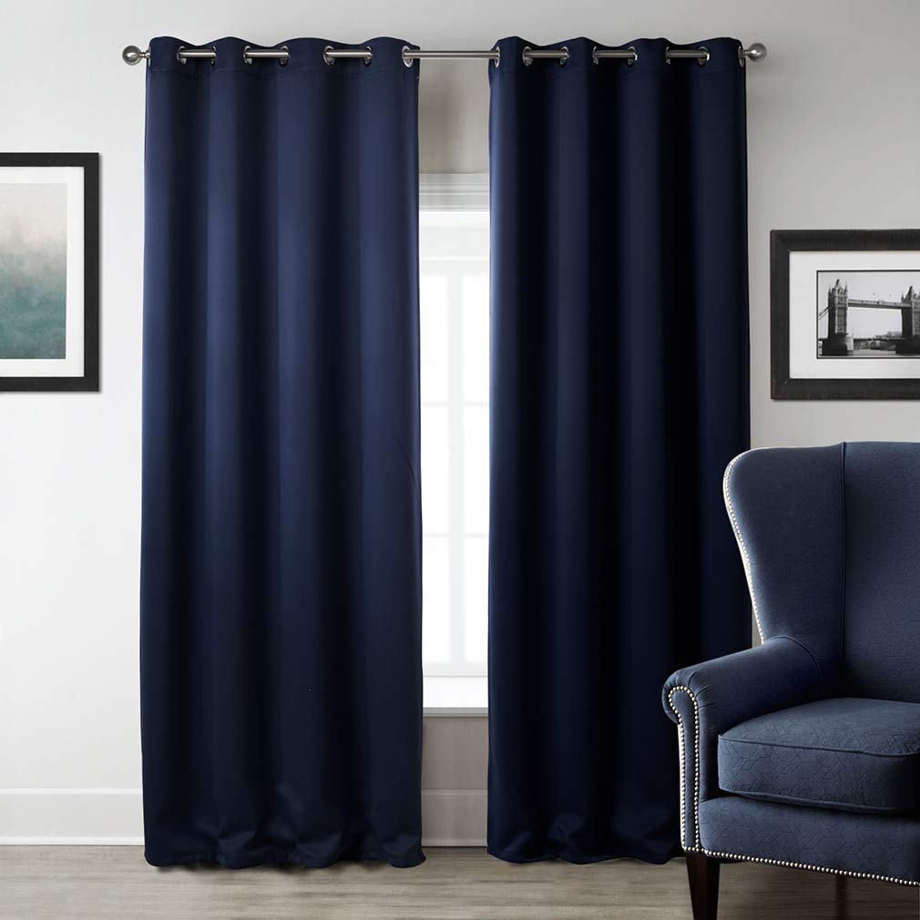 Rideaux occultants 2 panneaux occultation 90% pour chambre pépinière salon