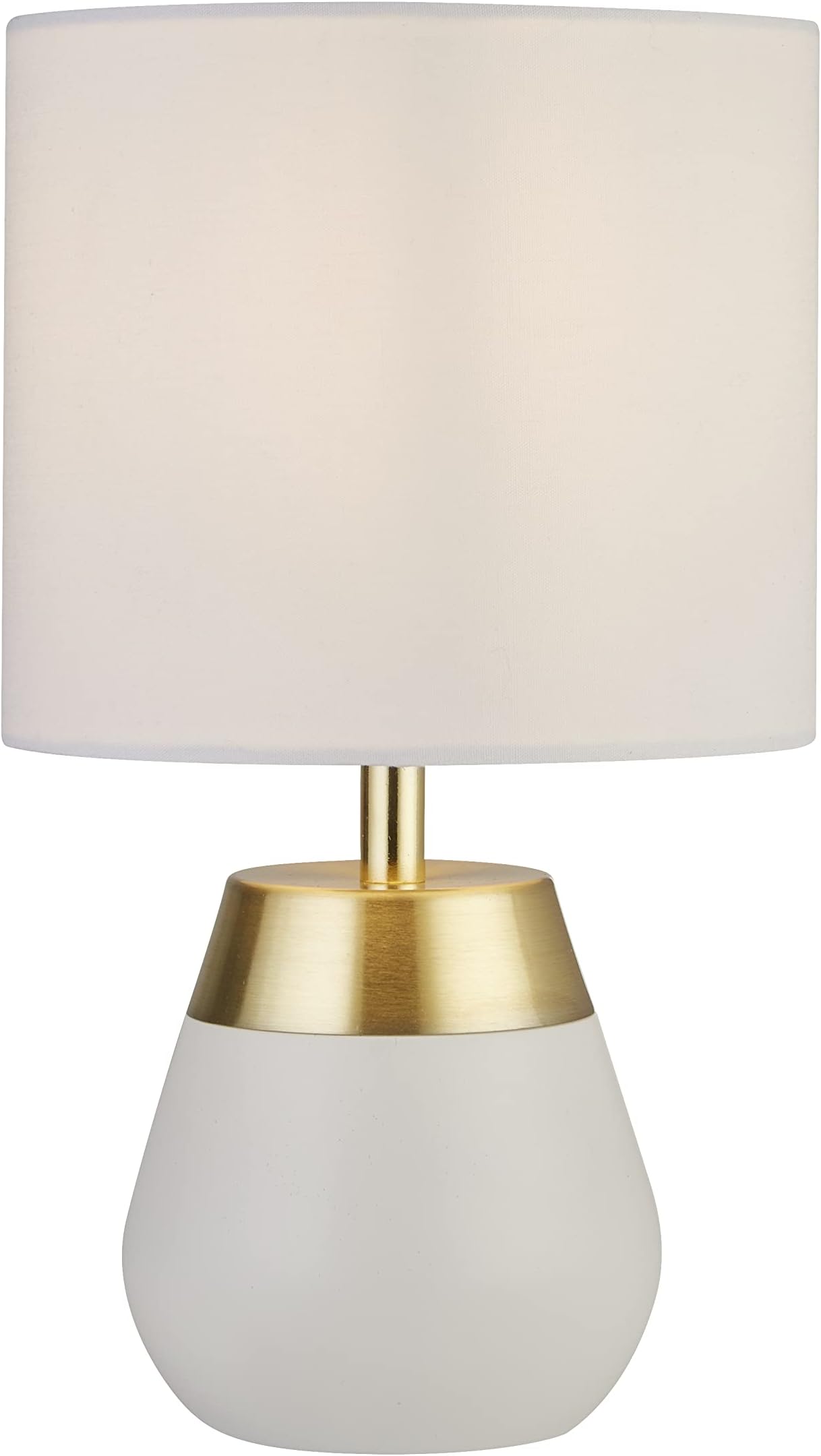 Lighting Collection White and Gold Table LAMP, 700944