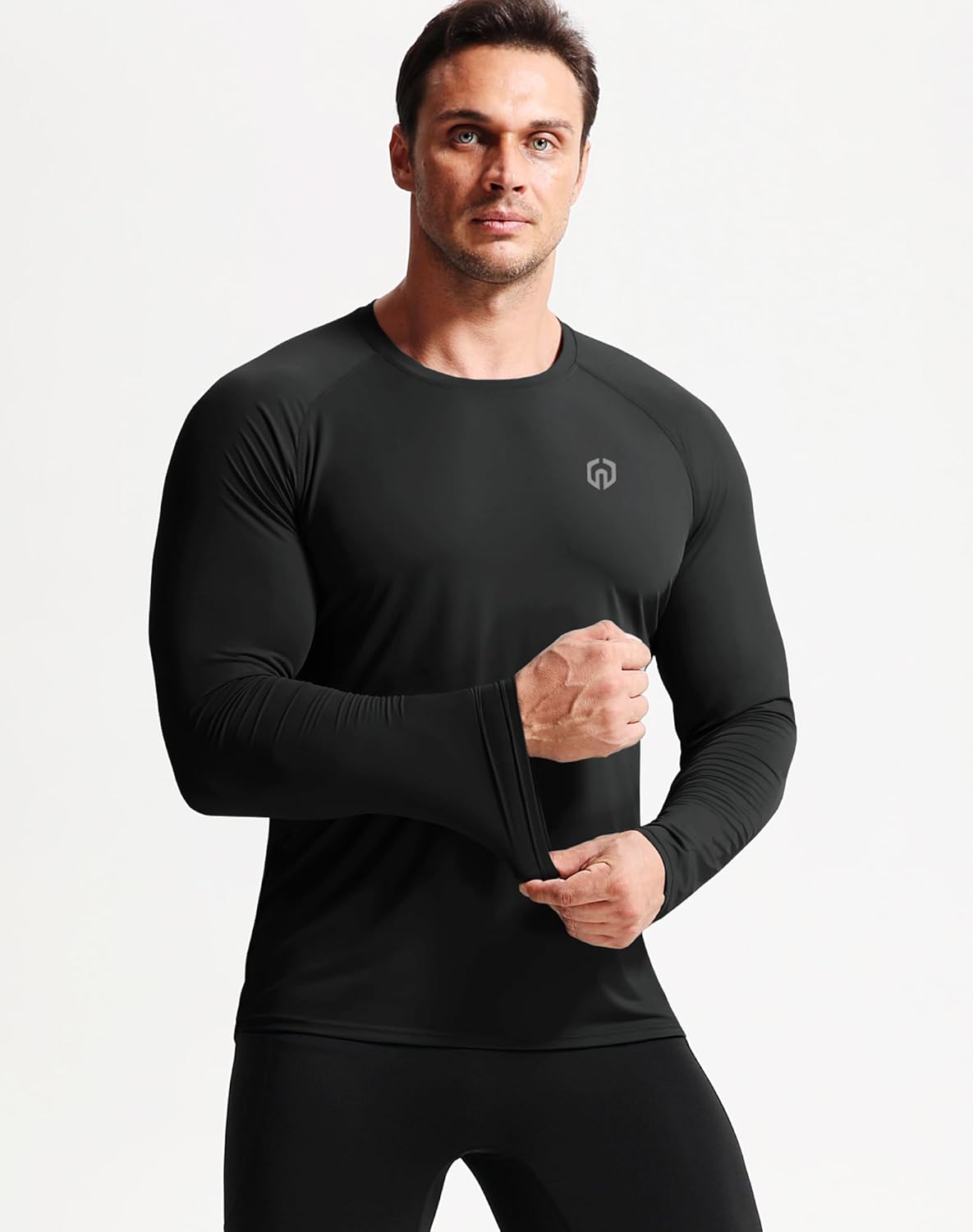 NELEUS Men's Dry Fit Long Sleeve Athletic Running Shirts - Image 2