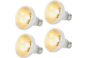 CALPALMY Reptile Heat Lamp Bulbs for Reptiles 100W