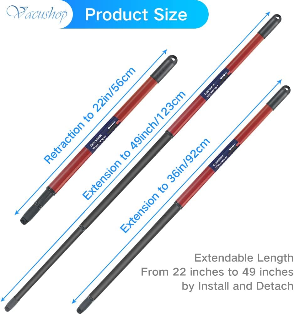 Mop Accessories Replacement for O-Ceda Spin Mop X1 Handle X1 Base X3 Mop