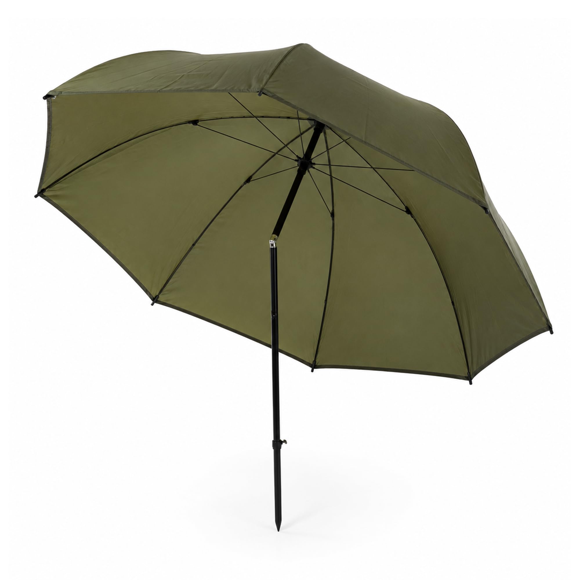TRAXIS Eco Schirmzelt + Anbauzelt 250cm - Unzerstörbarer Schutz für Angler bei Regen, Sonne und Wind.