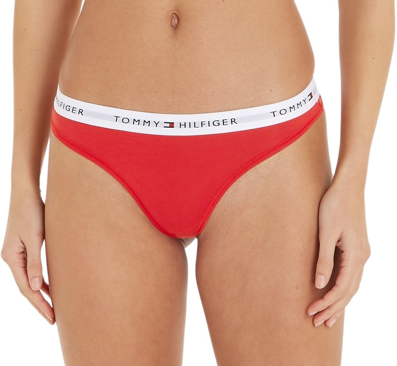 Tommy Hilfiger Women’s Thong, Red (Primary Red), S