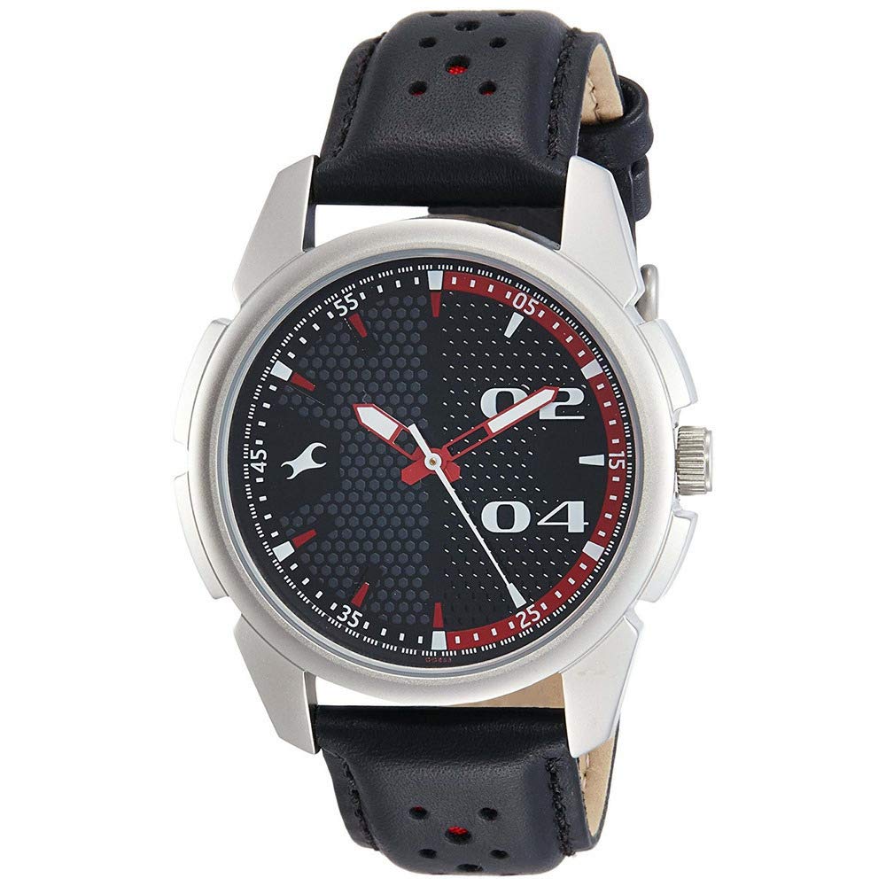 Fastrack Loopholes Mens Quartz Analog White Dial Leather Strap Watch for Guys-3170KL01 (B077GZCFK8) Amazon Price History, Amazon Price Tracker