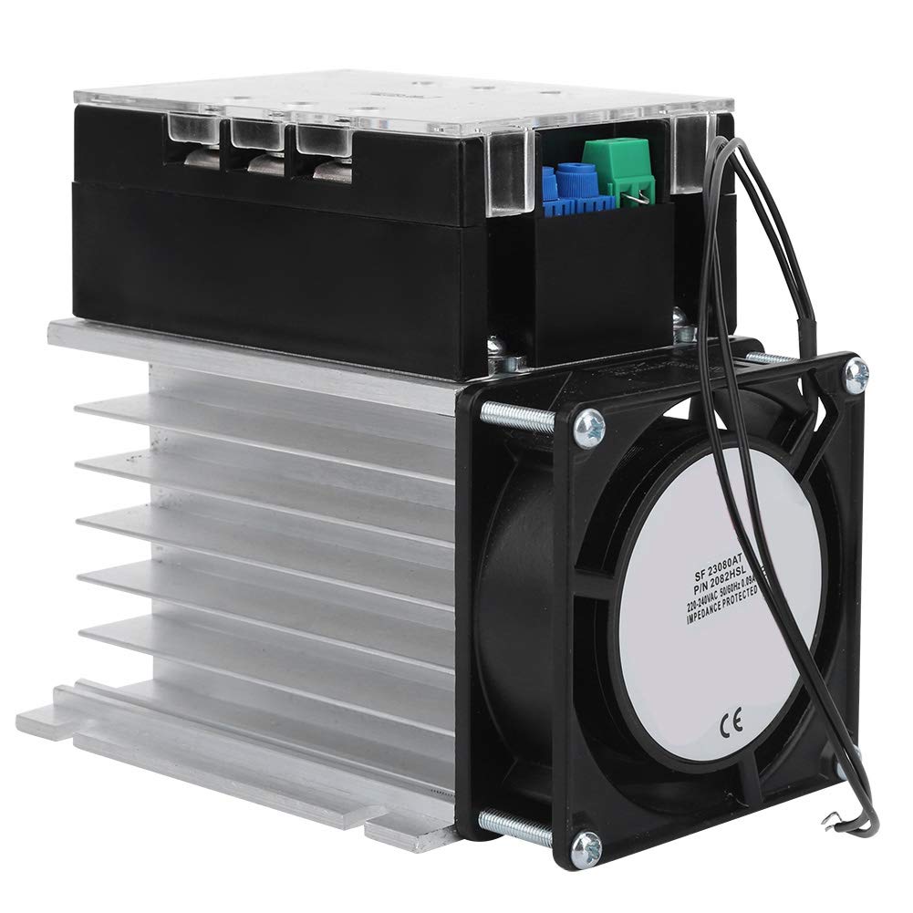 Motor Soft Start Controller Efektywna Aluminiowa Tablica Podłogowa dla Sprężarek Przenośników, łatwe Akcesoria Silnika Instalacyjnego dla Pomp Wentylatora 1 X moduł (Moduł + radiator)
