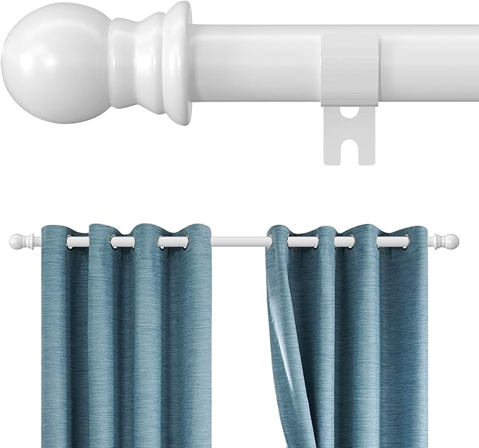 Extra Long Curtain Rods 120inch to 170inch, Heavy Duty 1 inch Curtain