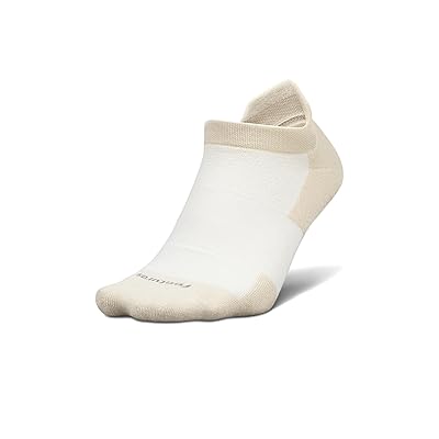 Feetures High Performance Max Cushion Tab Quarter Length Socks Shoes Chai Latte