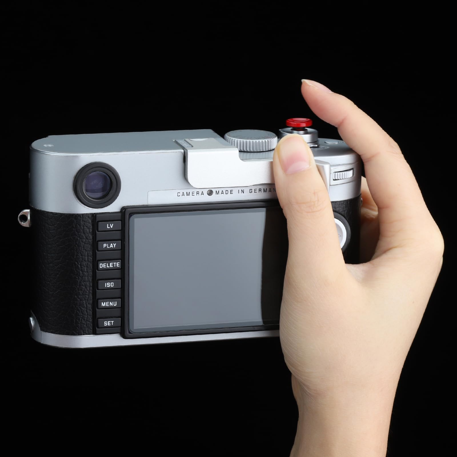 Amazon | Haoge THB-M24S 親指アップグリップ 銀 サムレスト シルバー