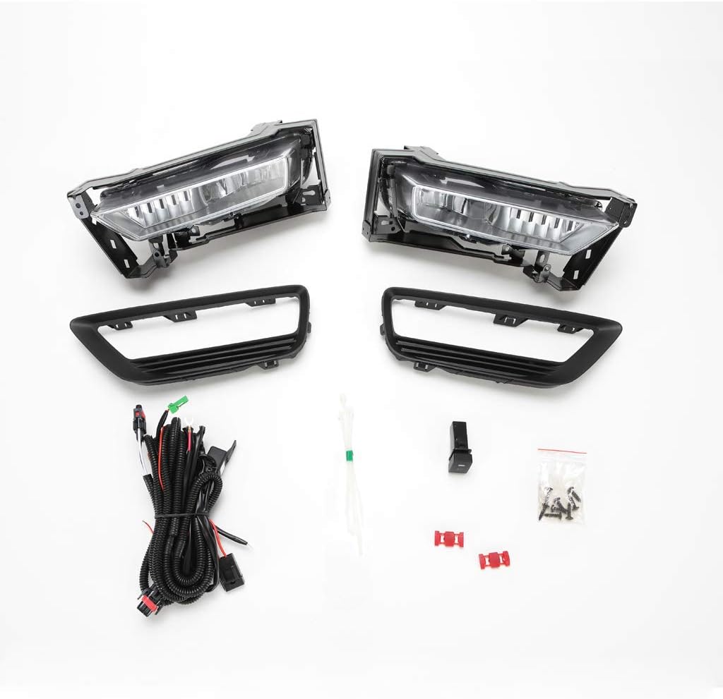 Promo Discount Up To 70% Off LEDIN Fog Lights for 2013-2015 Honda Accord Sedan 4 DOOR (OE Style Clear Lens with Switch, Bulbs, Relay, Bezels, Wires)