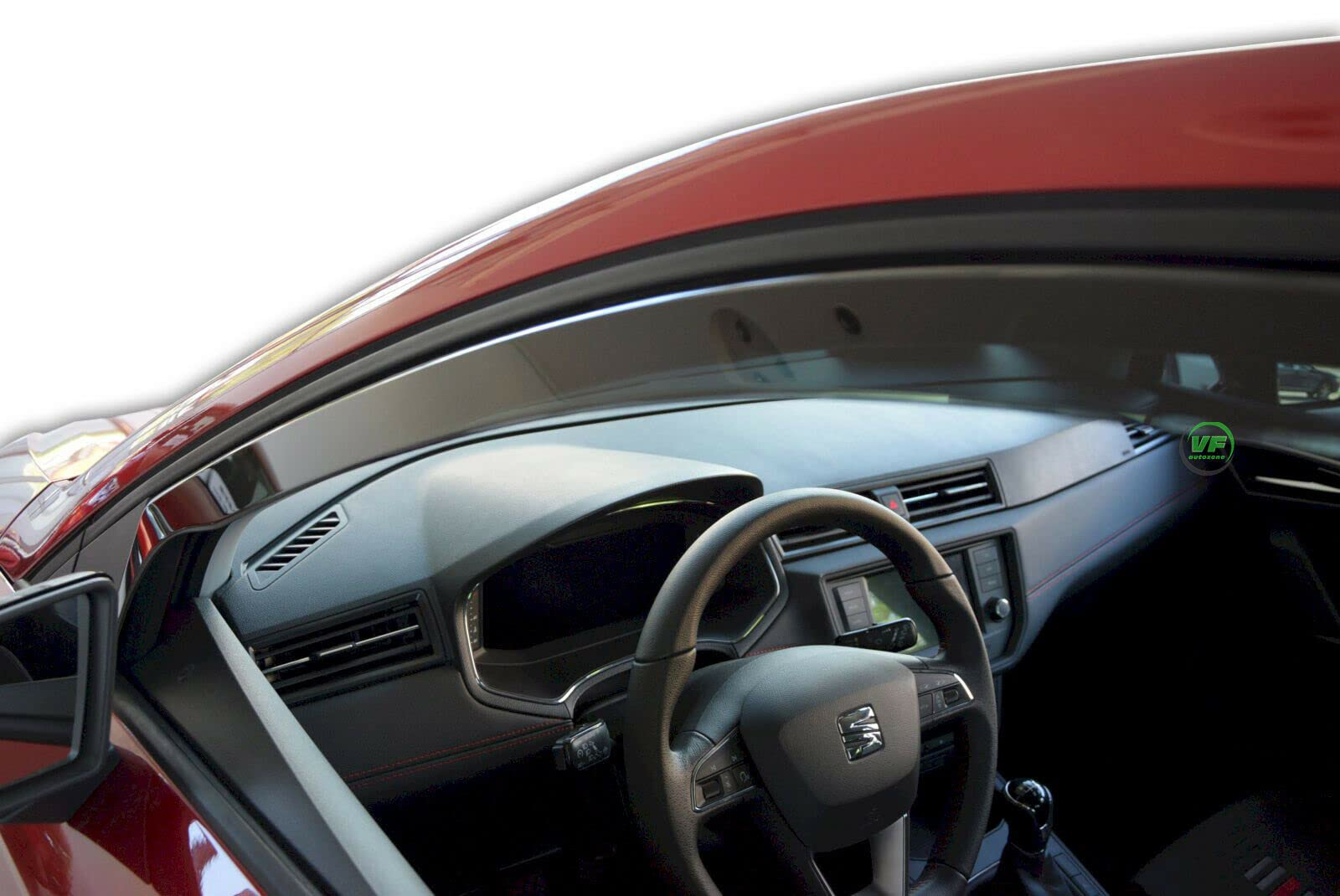 J&J AUTOMOTIVE Windabweiser passend für Seat Ibiza 5 5-Türer ab 2017 4tlg Heko Regenabweiser Vorne Hinten Getönt Dunkel