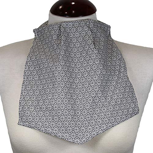 Pañuelo de Traqueotomia Estampado mosaico Gris-Unidad