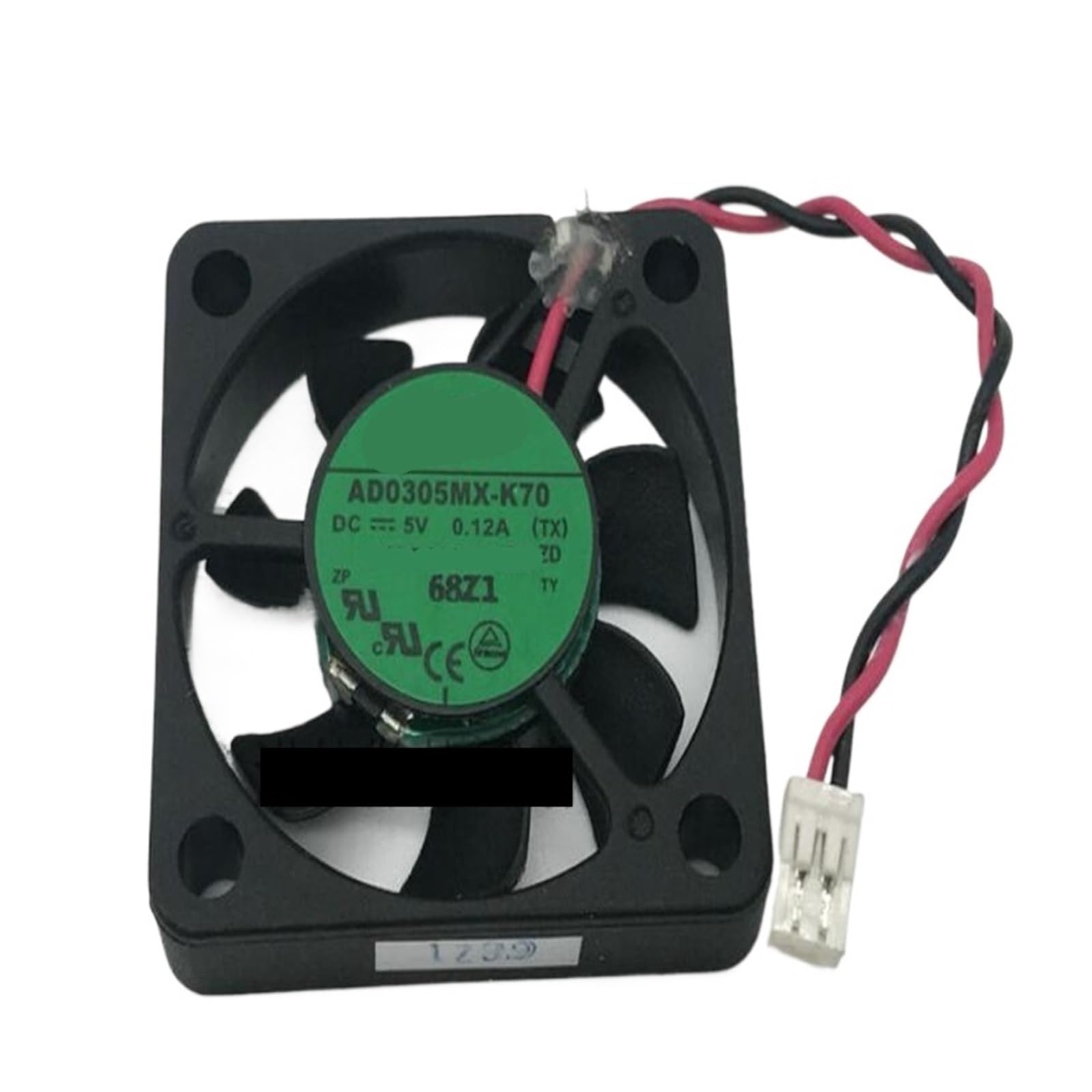 YMUGUEGH AD0305MX-K70 5V 0.12A 30 * 05MM two-wire cooling fan
