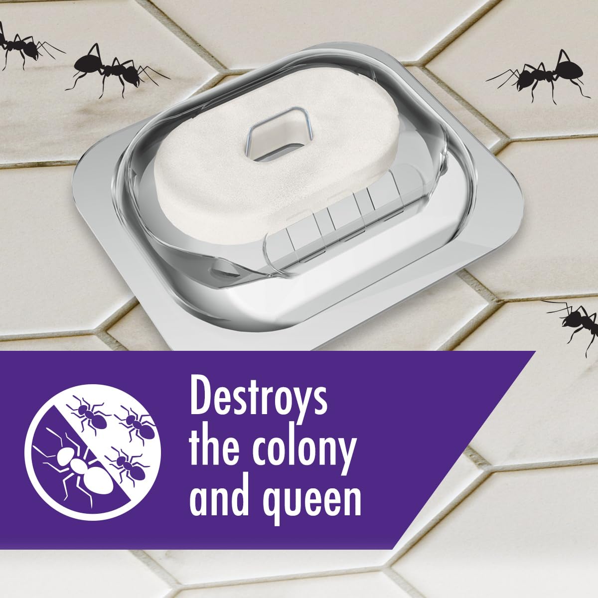 STEM Liquid Ant Baits, Destroys The Colony and Queen, for Indoor Use, 4 Spill Proof Bait Stations — view 2