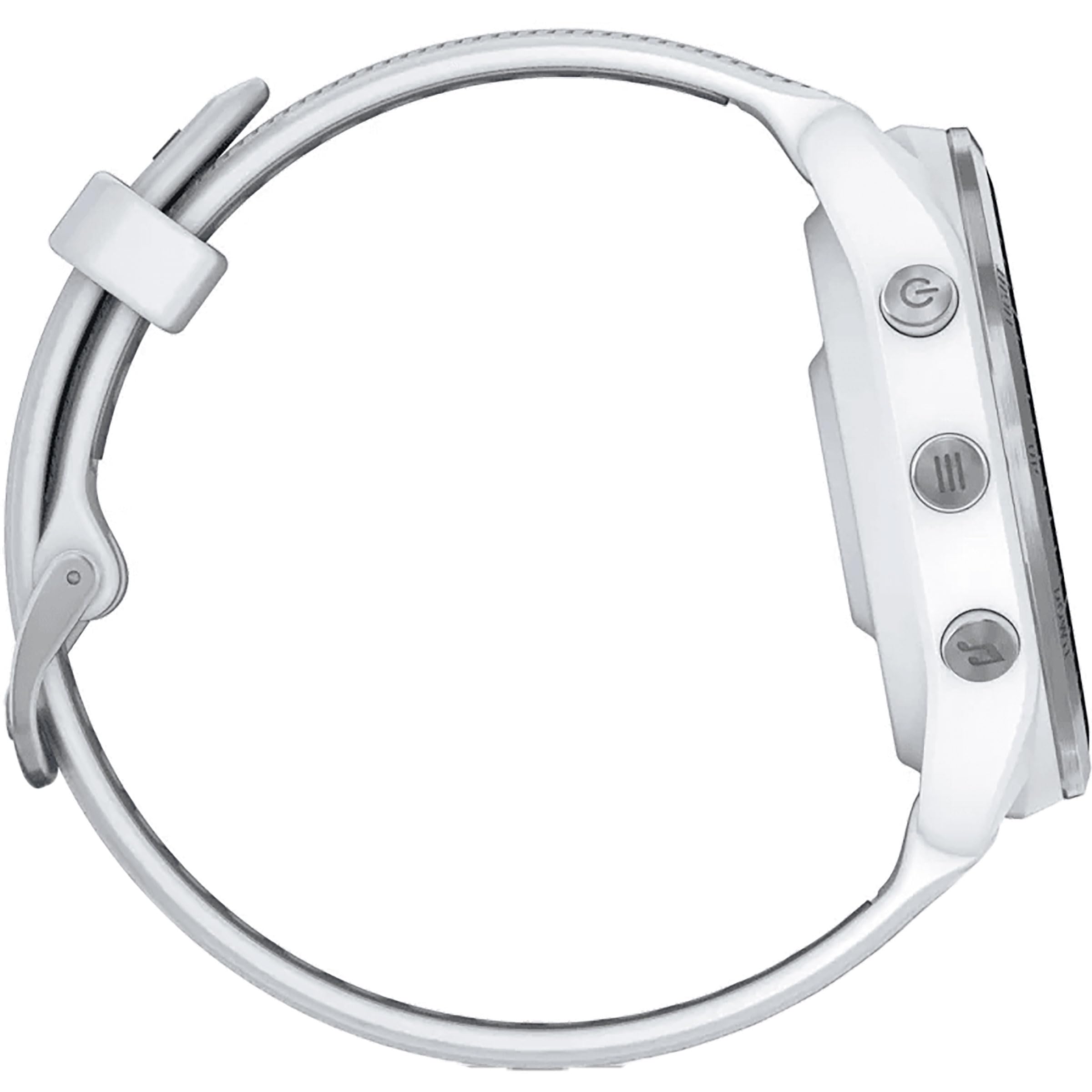 Garmin Forerunner 965 Quartz Smartwatch per Unisex, Whitestone/Grigio Polvere
