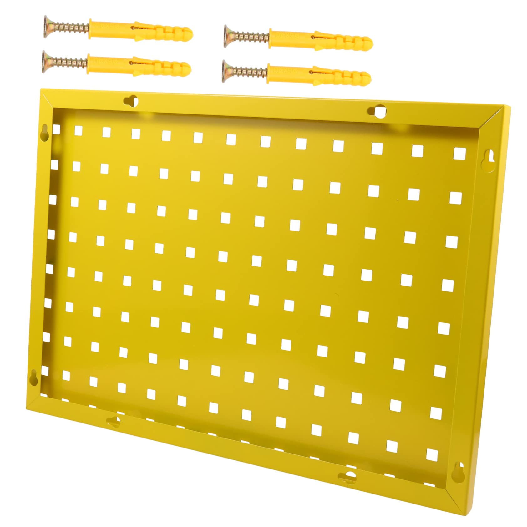 FUNOMOCYA 1Pc Multi Functional Pegboard Rack Galvanized Steel Wall Organizer for Garage Storage Tool Organization and Accessories Thick