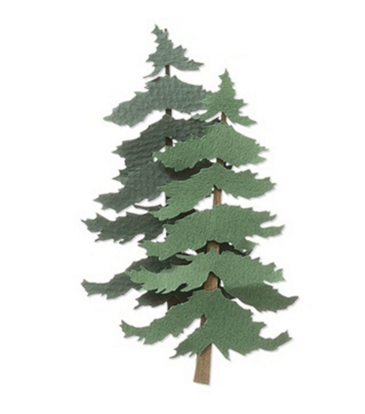 Jolee's By You Dimensional Sticker, Pine Trees
