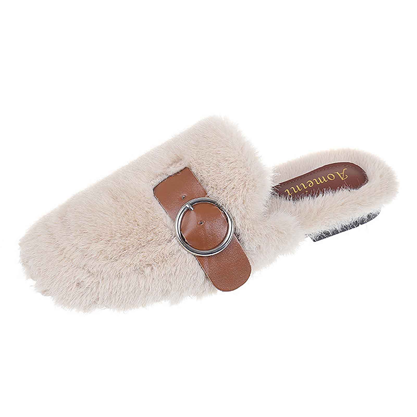 Chaussons d'hiver en fourrure pour femmes et moments cocooning