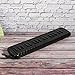 37 Key Melodica Mouthpiece Air Piano Keyboard Wind Musical Instrument Suitable for Beginner Practice with Bag (Black)