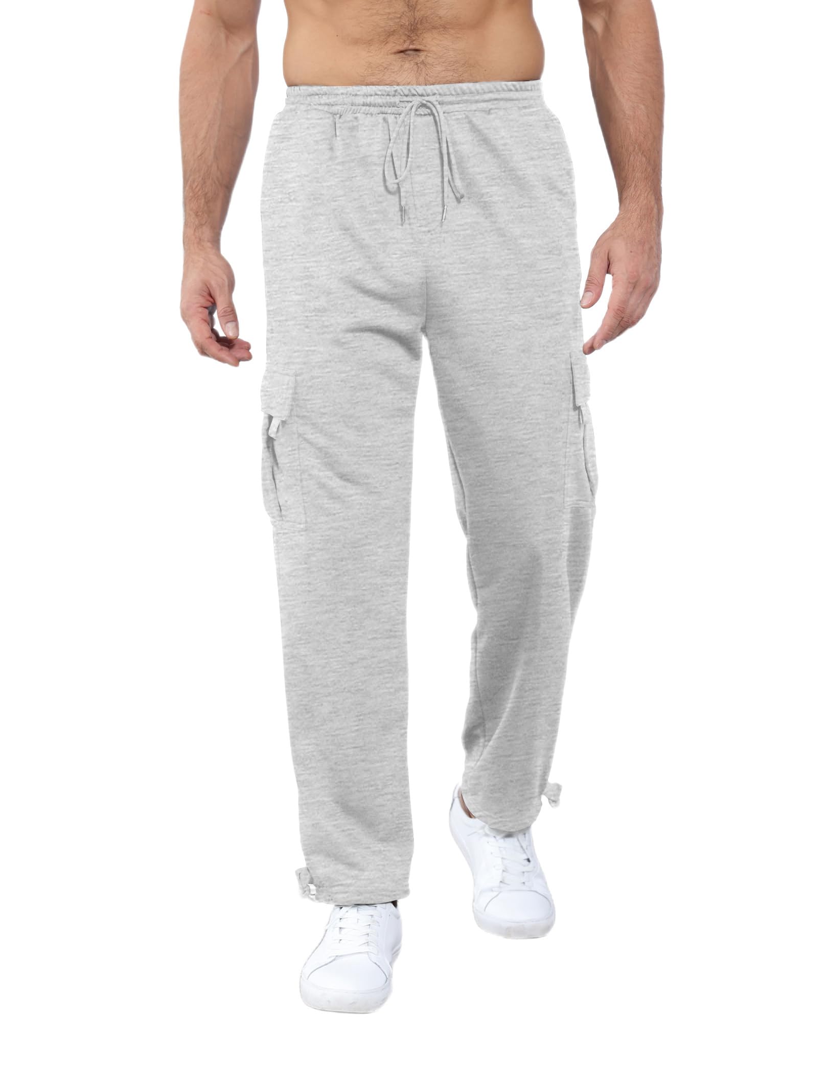 Jogginghose Herren Cargohose Fashion Casual Freizeithose Leichte Elastische Taille Baggy Trainingshose M-3XL