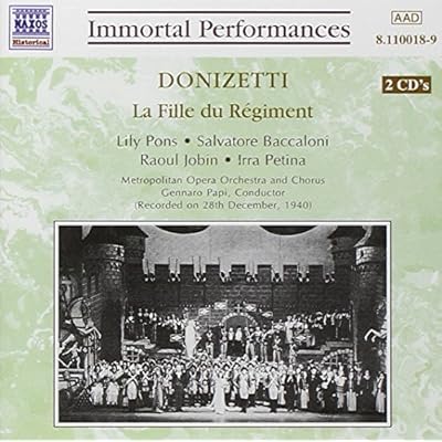 Donizetti: La Fille du r&eacute;giment