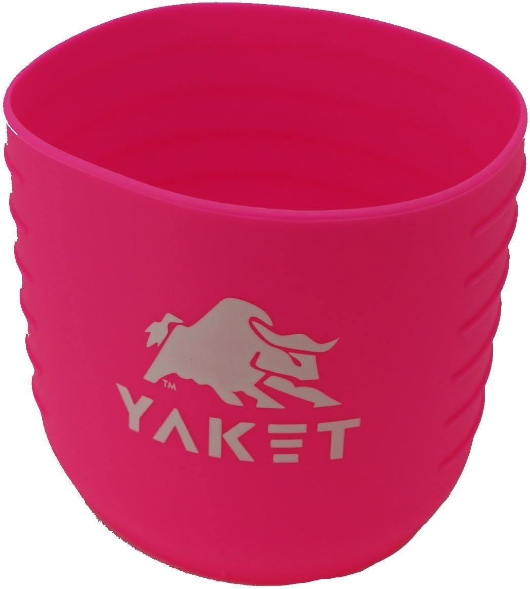 YAKET Grip for YETI Rambler Tumbler (Flamingo Pink, 30 oz.)