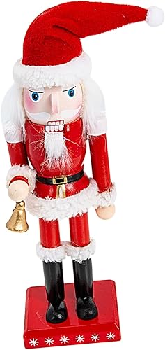 BESTOYARD 2 piezas de manualidades de campana, nueces para pulgadas, adorno de madera para el hogar, escultura de muñeca, suministros de escultura,