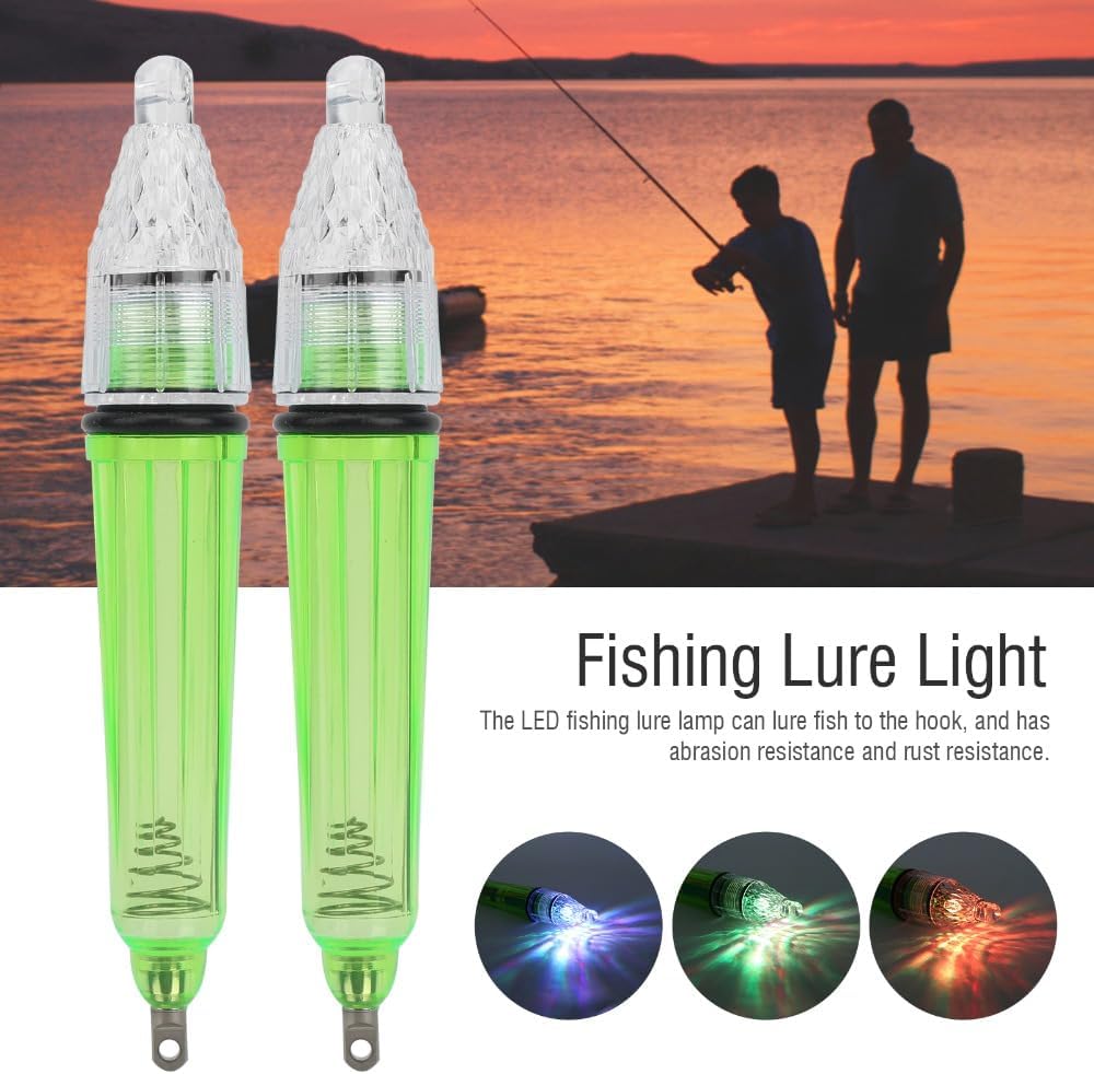 Fishing Lure Light, 6.5inch LED Squid Lamp Fish Attracting Bait Light for Sea Fishing, Freshwater Fishing, Night Fishing and Underwater Use
