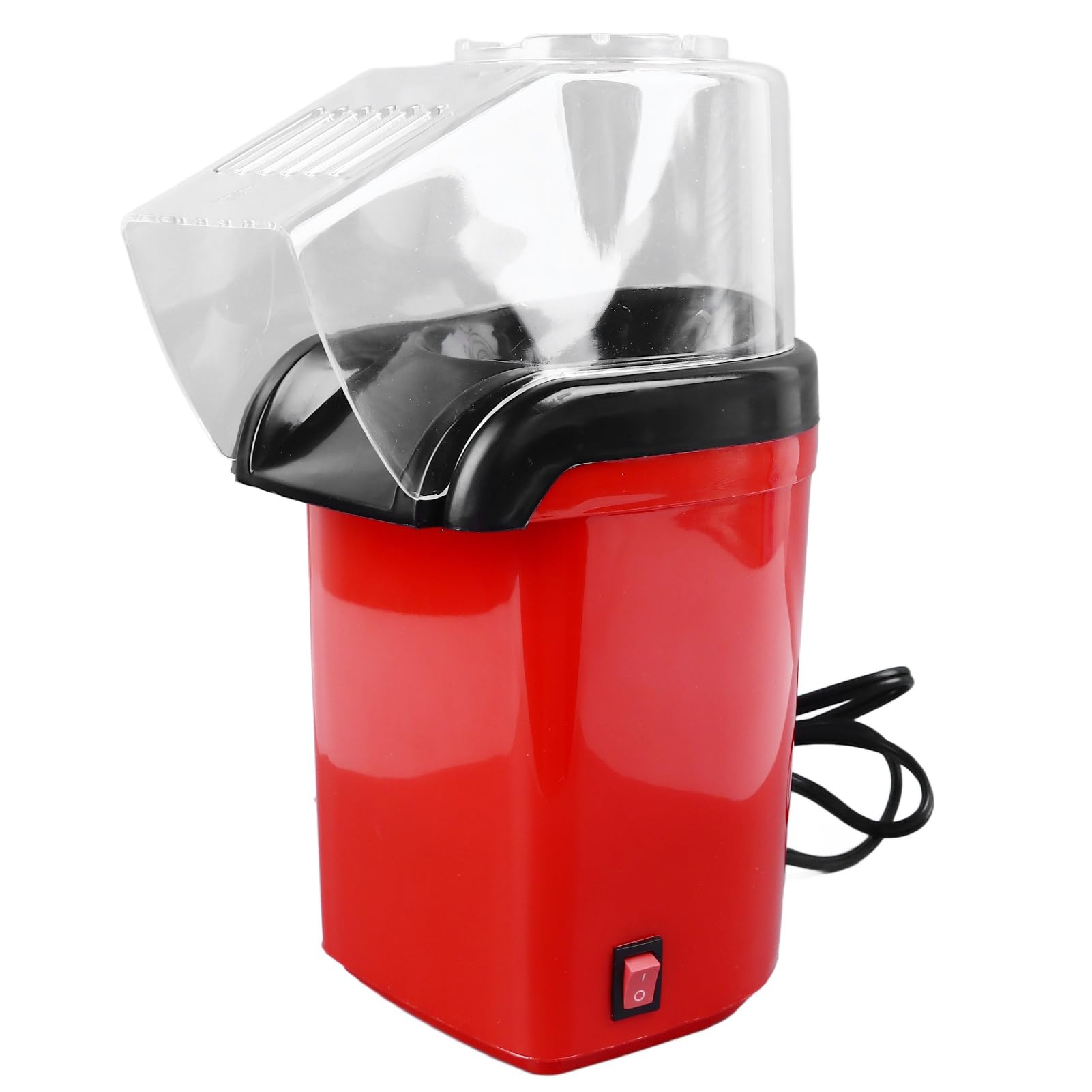 Electric Popcorn Maker, Detachable Efficient Small Quick Making Air Popper Popcorn Maker Hot Air Machine for Home Party Poppers with Cover Easy to Oil and Movie Nights