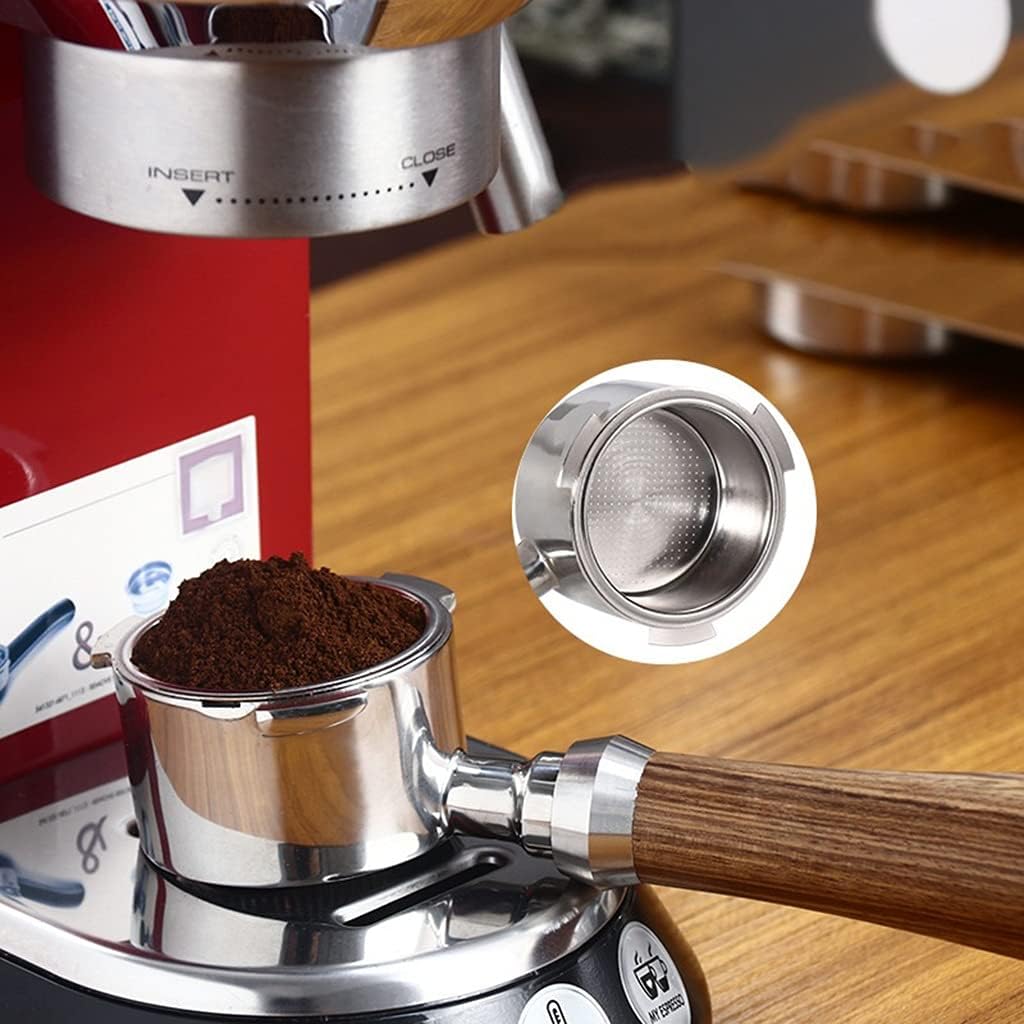 51mm Three-Ear Coffee Machine Handle, Compatible with Dongling Espresso Machine Stainless Steel Handle Coffee Utensils (Color : B) (J)