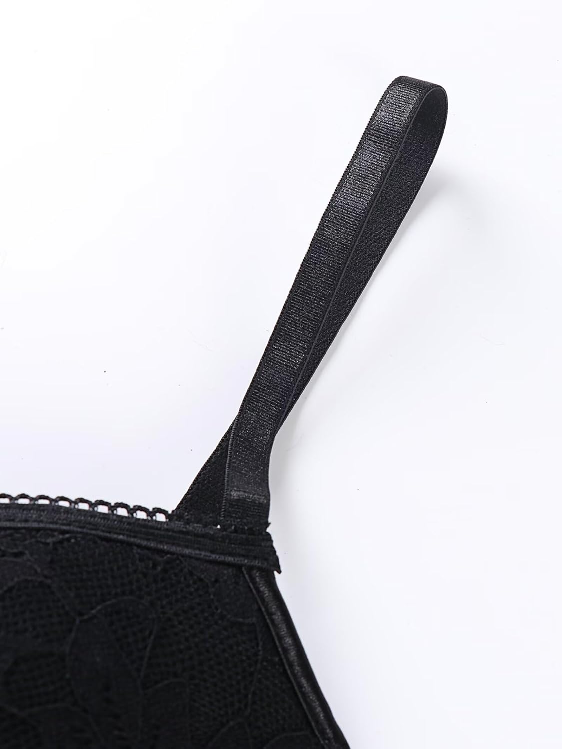 QIAIYALA Corset Tops For Women Going Out Lace Up Cold Shoulder Back Sexy Bodyshaper Bustier Fashion Top with Buckle - Image 6