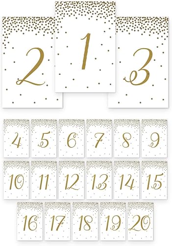 Miniatura 9 de Andaz Press Colección de fiesta de lunares con confeti dorado metálico, cartel de juego de pensamientos de pañales para baby shower, paquete de 1