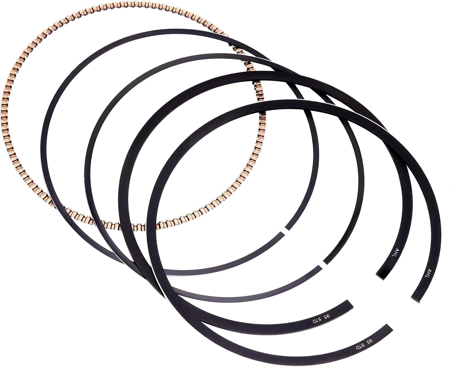 AHL 95mm Piston Rings Compatible with Yamaha WR426F 2001-2002/WR450F 2003-2015/YZ426F 2000-2002/YZ450F 2003-2009 5JG-11603-00-00