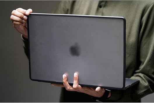 McStorey MacBook Pro 14.2 İnç Kılıf A2442 A2779 A2918 A2992 A3112 A3401 A3185 A3434 A3426 A3427 Uyumlu Shockproof Rugged Hard Case TPU Bumper Darbe Korumalı Hibrit Sert Kapak Siyah