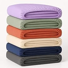 Set of 2 Jersey Fitted Sheets 160 x 200 cm 100% Cotton Cap 25 cm Hypoallergenic Oeko-Tex