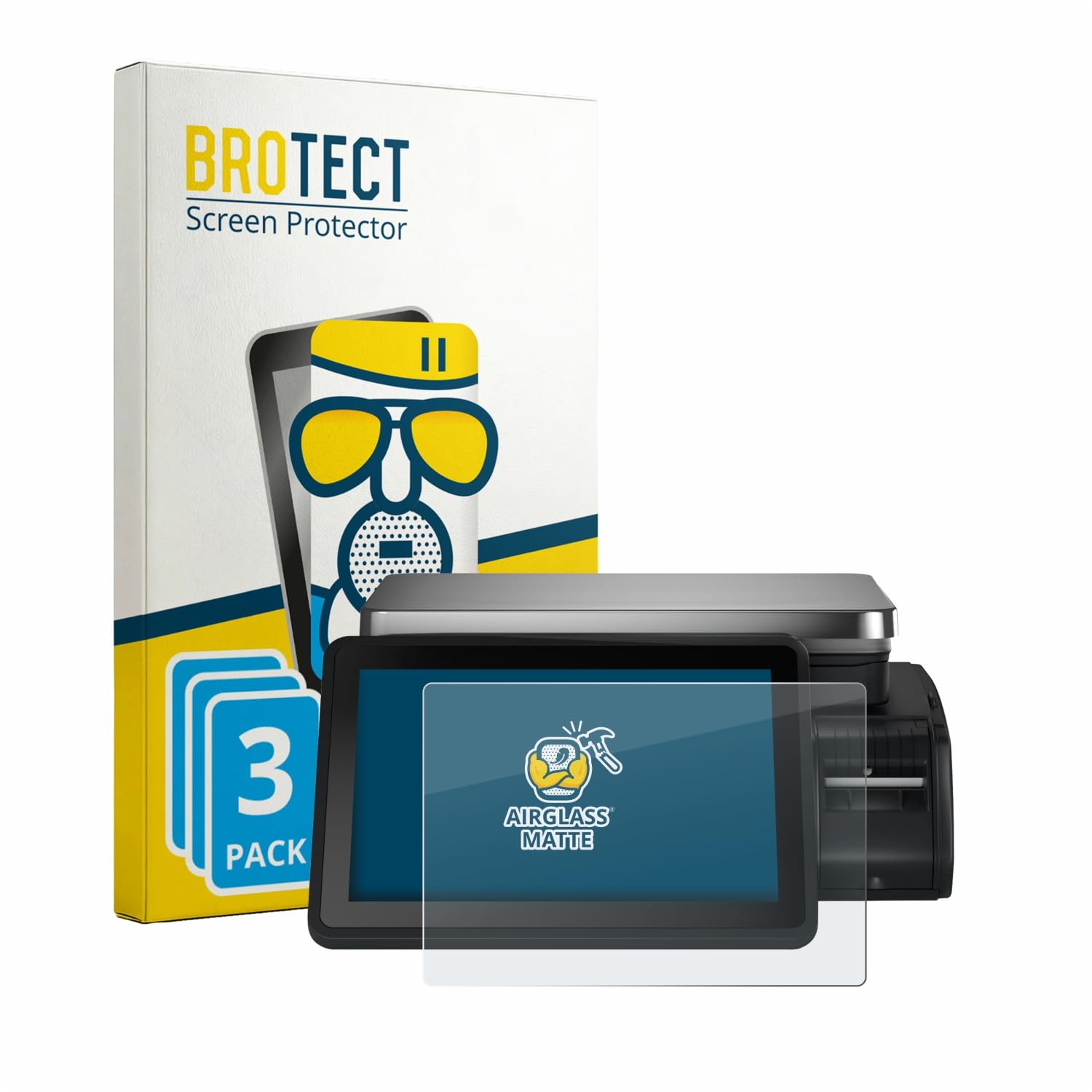 brotect Pellicola Vetro Opaca per Bizerba Q1 pro 100 12.1" (3 Pezzi) Protezione Schermo [Anti-Riflesso, Durezza 9H]