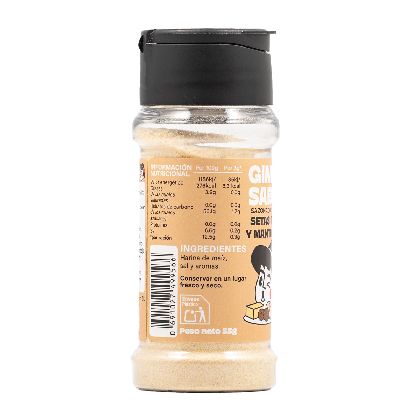Especias con sabor a Setas, trufa y Mantequilla I Sazonador vegano con sabor a Setas, trufa y Mantequilla I Sazonador Vegetal I Sin alérgenos, sin gluten y sin aditivos I Vegano I 55g I GIMME SABOR - 2