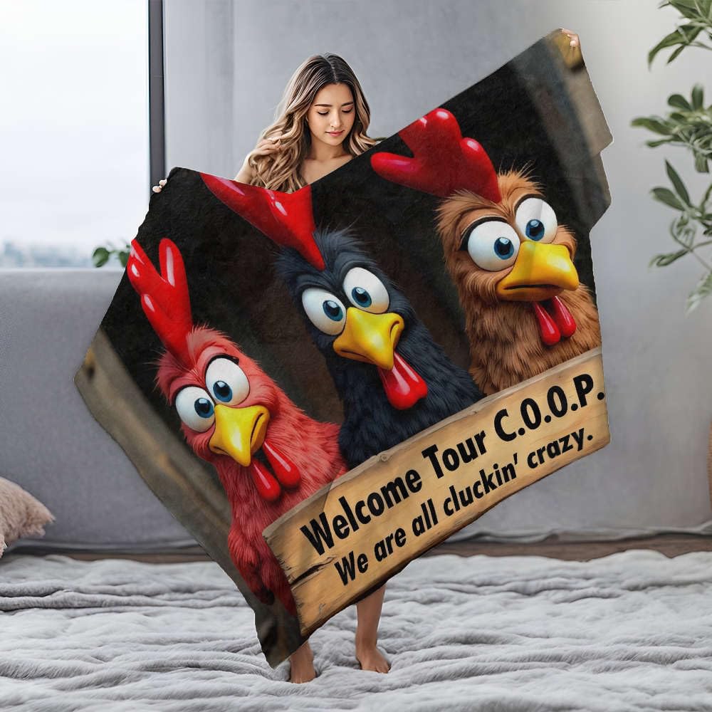 Couverture en flanelle idée cadeau originale pour crémaillère