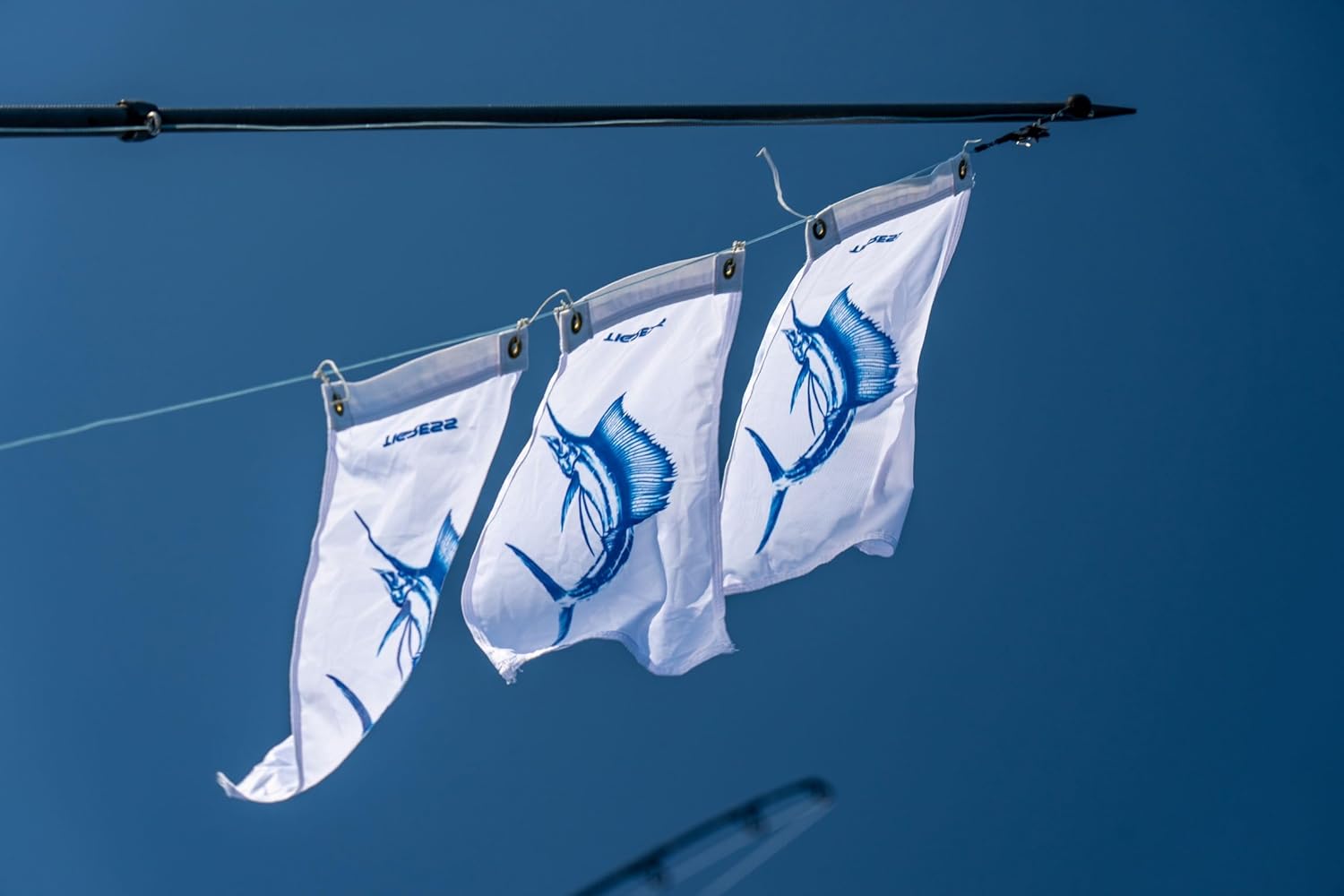 Tigress Billfish Release Flags, Double Grommet, UV Resistant, 12" X 18" Flag