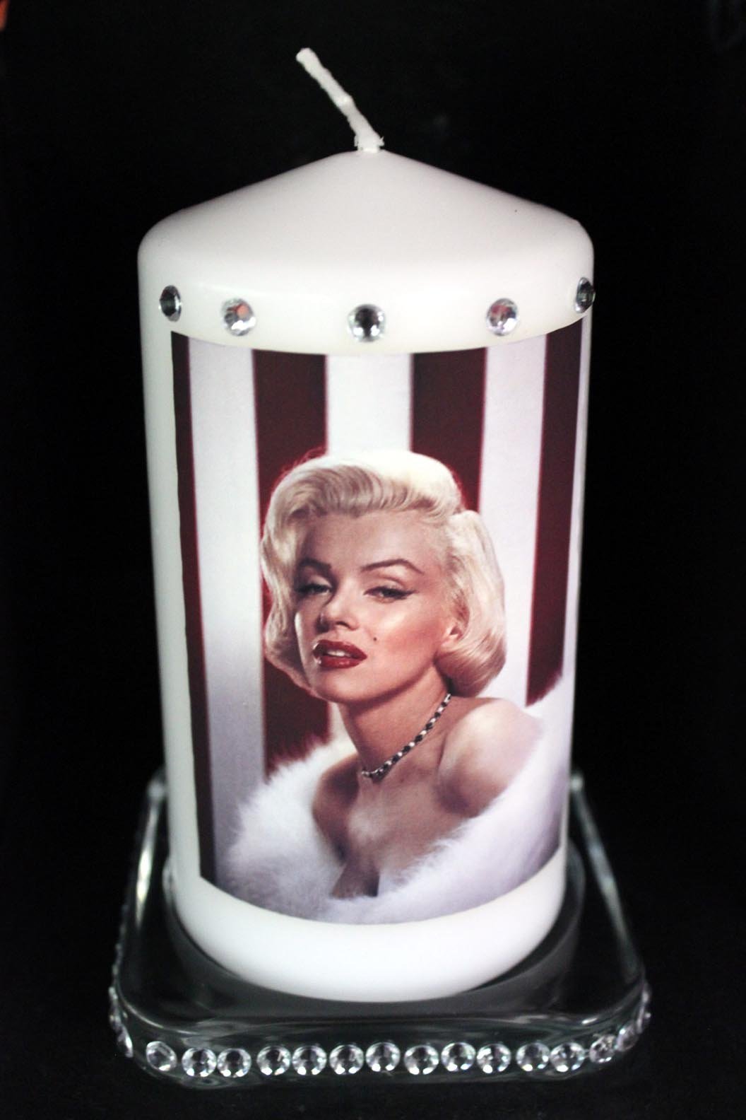 Candles Marilyn Monroe Classic Designed Gift - Images on Back & Front for Any Special Occasion. Image on Front & Back.