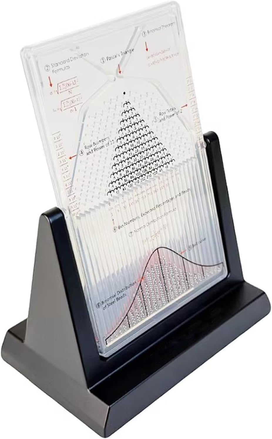 TIANQIHAO Galton Board, Probability Demonstration Model For Classroom With Bell Curve, Physical Experiment, Visual Learning Tool