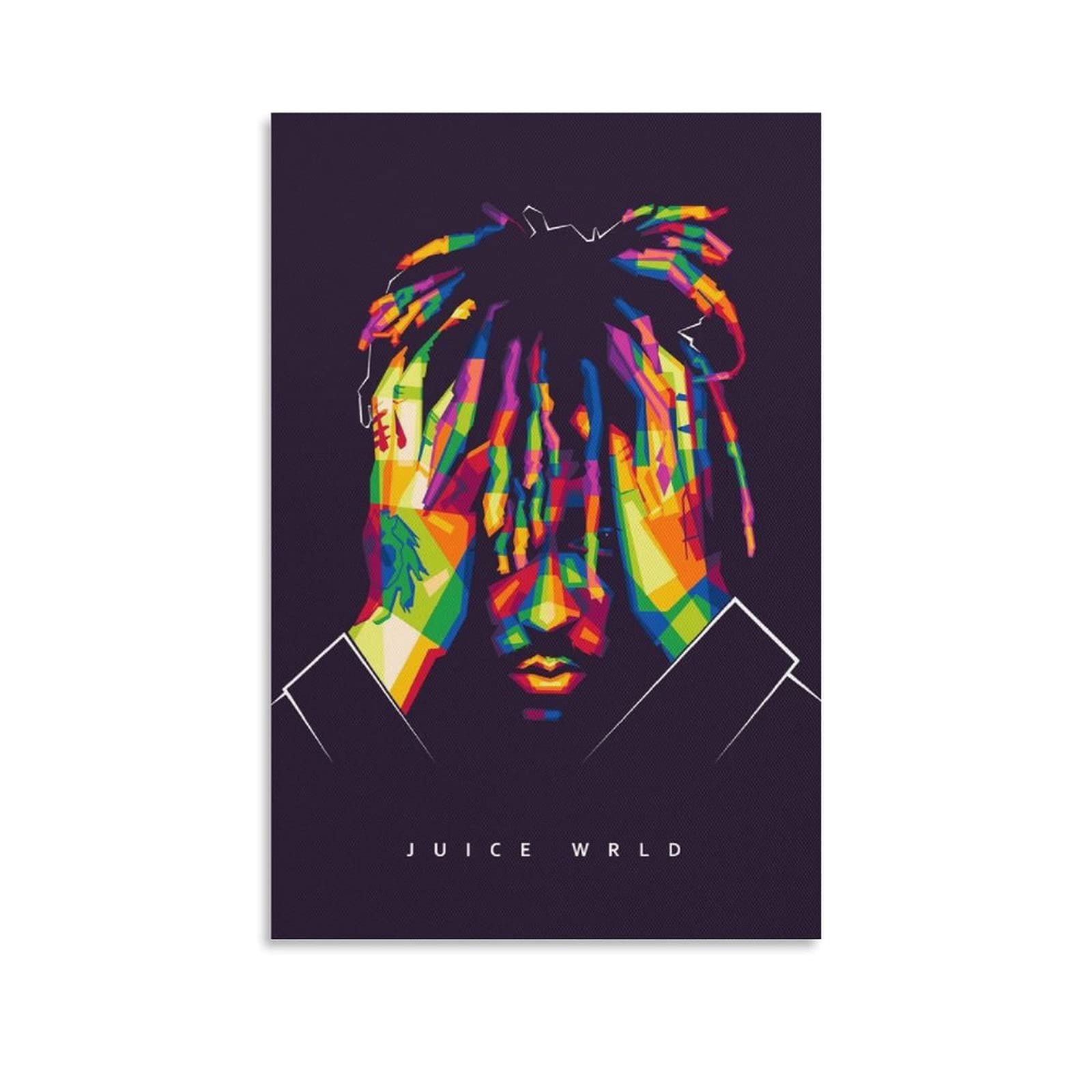 Amazon.co.jp: ジュースワールドポップアートキャンバス絵画HD