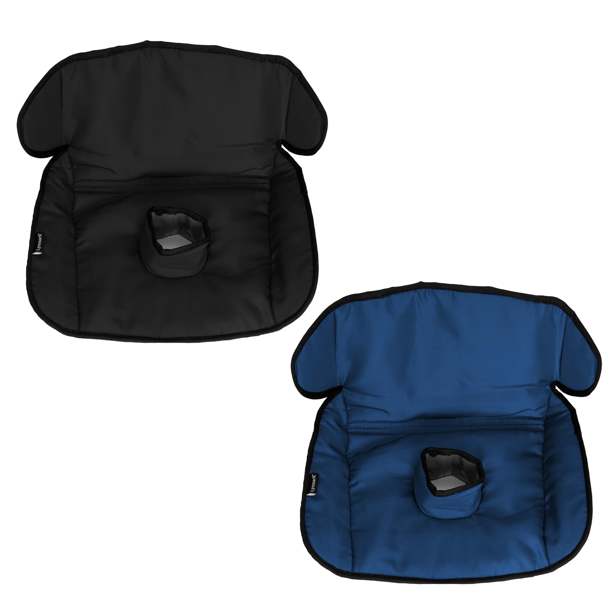 Lynmarkยฎ x2 Potty Training Car Seat Protector Cover - Waterproof Soft Piddle Pads for Toddlers Car Seat - Travel-Friendly Machine Washable Liner for Spills, Nappy Leaks, Accident - Navy & Black