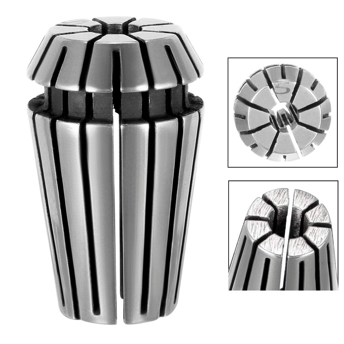 Sourcing Map ER20 Pinzas De Resorte De 1/8" Para El Grabado De Torno CNC De Máquina Herramienta De Fresado